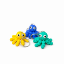 🔥🐙 Polvo Articulável Antiestresse – Chaveiro Fidget Fofo e Relaxante (Compacto)