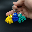 🔥🐙 Polvo Articulável Antiestresse – Chaveiro Fidget Fofo e Relaxante (Compacto)