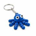🔥🐙 Polvo Articulável Antiestresse – Chaveiro Fidget Fofo e Relaxante (Compacto)