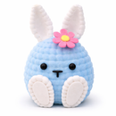 Coelhinho de Páscoa Estilo Tricô - Decoração Encantadora para Presentes e Cestas