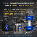 CHAVEIRO HALTER STRONG 20KG – CARREGUE SUA FORÇA COM VOCÊ!