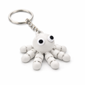 🔥🐙 Polvo Articulável Antiestresse – Chaveiro Fidget Fofo e Relaxante (Compacto)