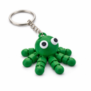 🔥🐙 Polvo Articulável Antiestresse – Chaveiro Fidget Fofo e Relaxante (Compacto)